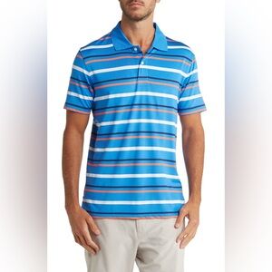 Variega Performance Stretch Knit Short Sleeve Polo - large